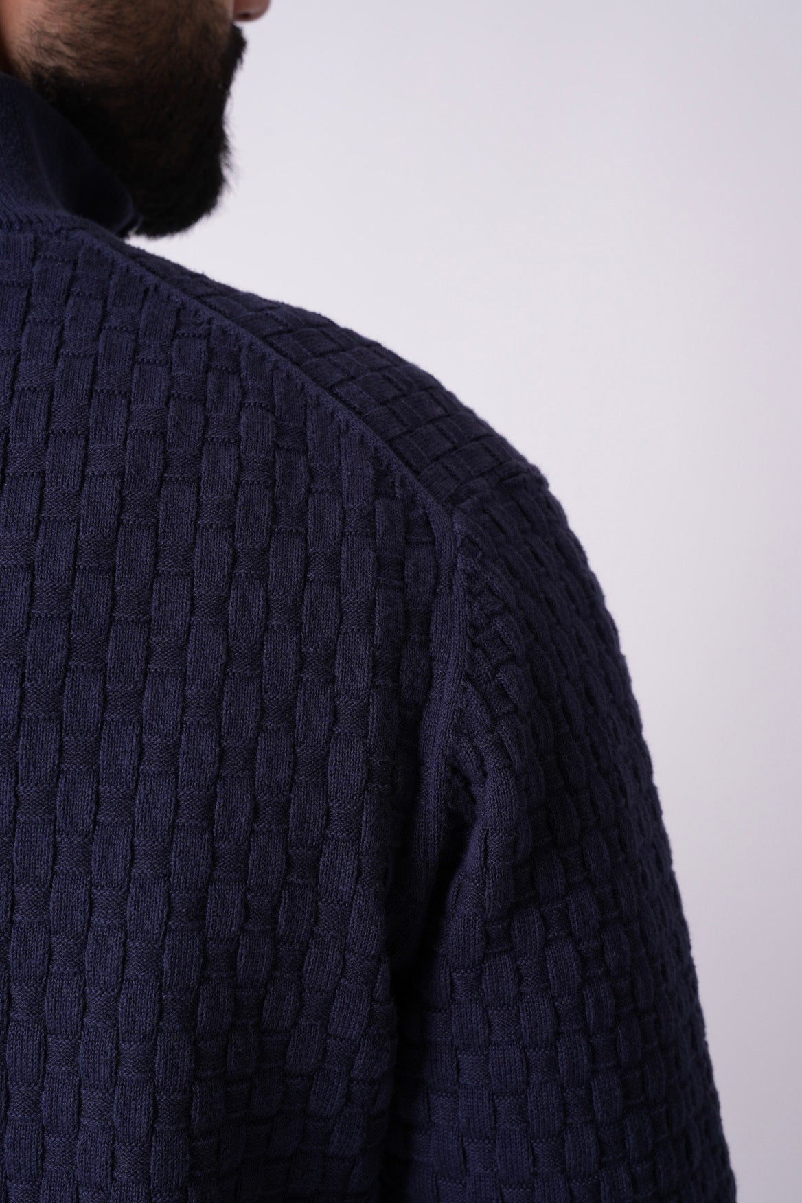 Navy Quarter Zip