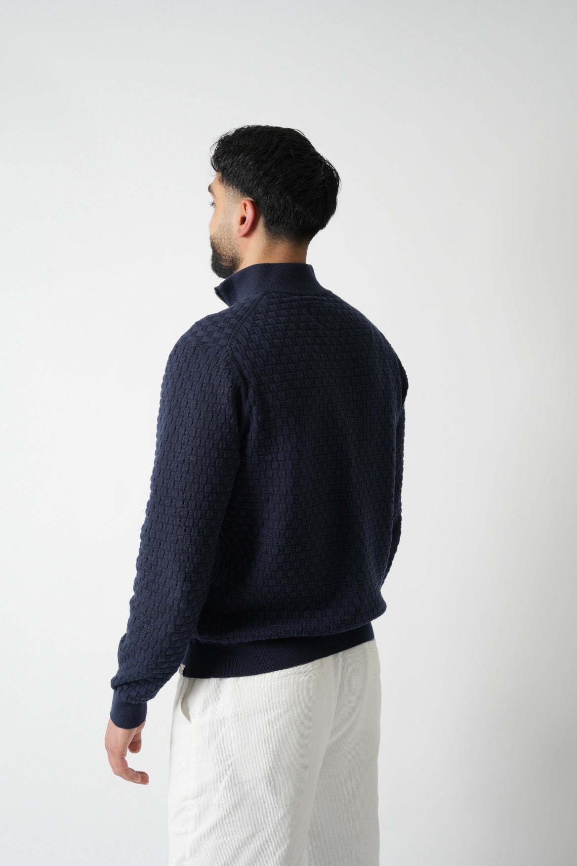 Navy Quarter Zip