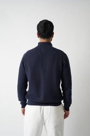 Navy Quarter Zip